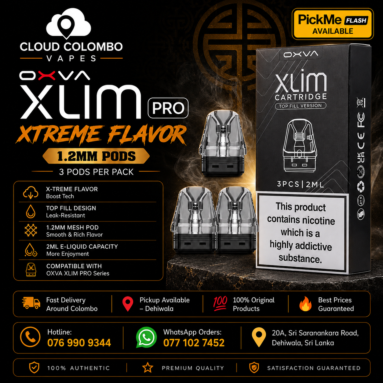 OXVA XLIM PRO 1.2MM PODS